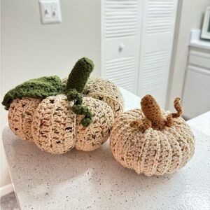 Handmade Crochet Pumpkins